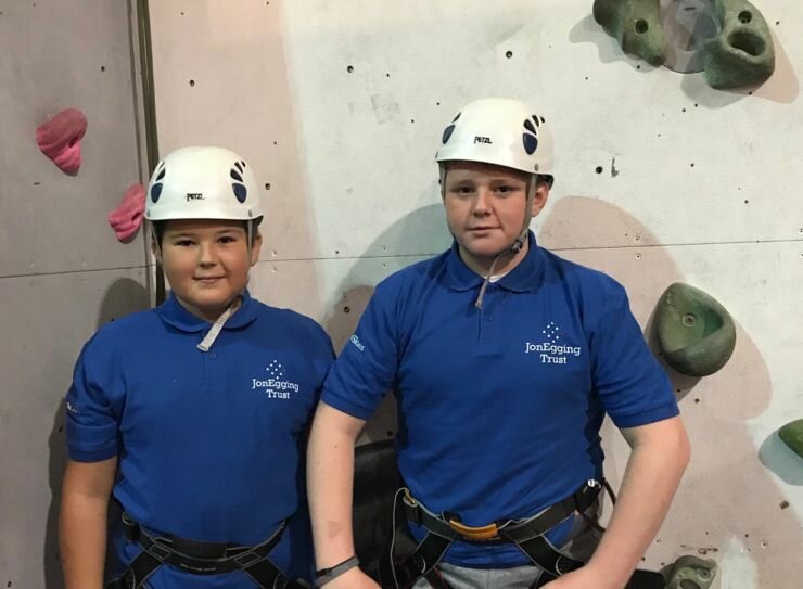 YUC Blue Sky's Jet Team at the Indoor Climbing Centre